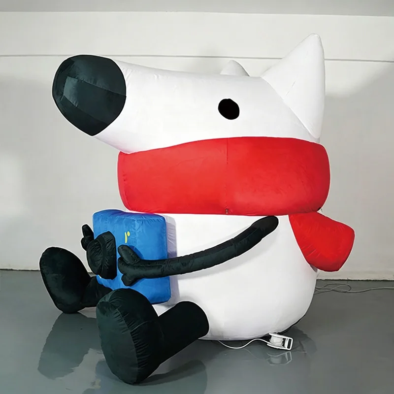 

Inflatable dog, animal-shaped inflatable model, with blower, decoration item for outdoor square events