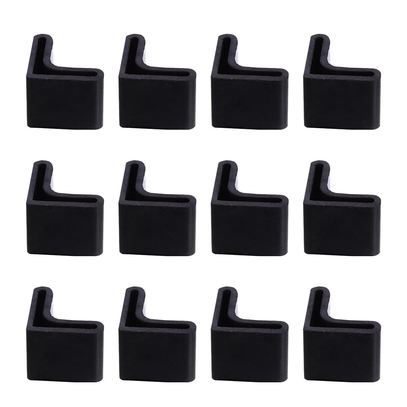 30 Pcs Rubber Feet Cover Thick Environmental Protection Floor Protector Non Slip Furniture Leg Caps Desk Bed Frame Pads Wear