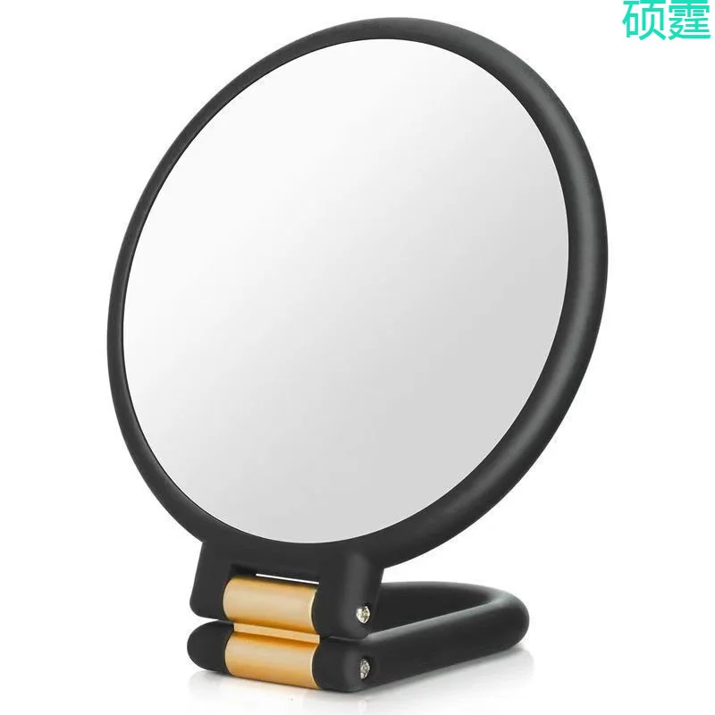 Doppelseitiger Hand-Make-up-Vergrößerungsspiegel, tragbar, zusammenklappbar, für Reisen, kompakt, für Frauen, Schminktisch, Bad, Geschenk für Weihnachten