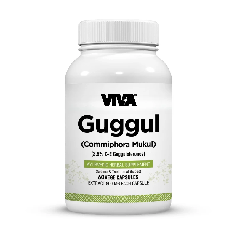 

Экстракт Guggul 500 мг (60 вегетарианских капсул) Без наполнителей - Без сверхов - Веганский