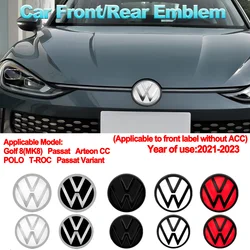 1Set Abs Original replacement Car Front Grill/Rear label Trunk Emblem Lid Covers Sticker For VW GOLF8 Passat Arten CC POLO 21-23