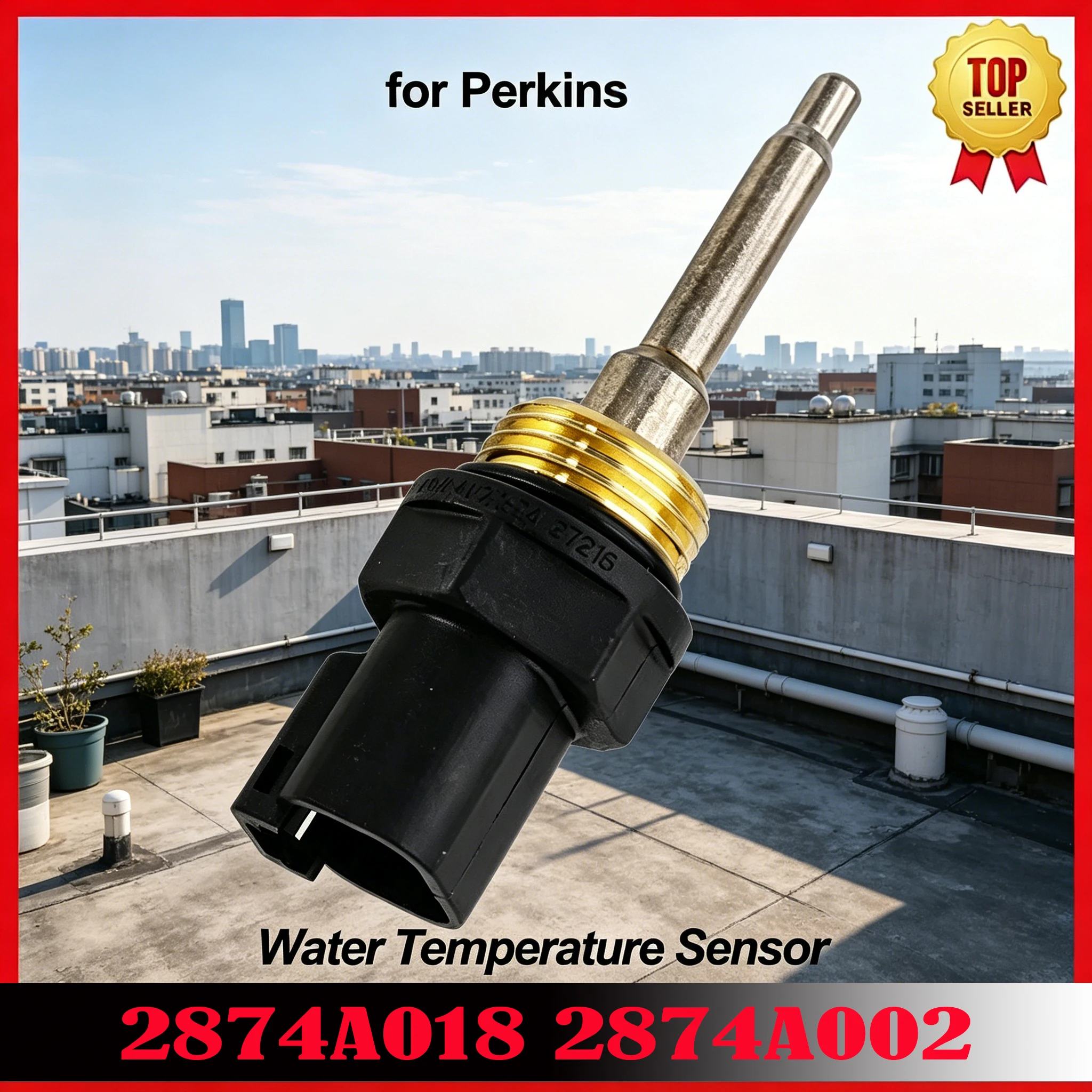 Water Temperature Sensor 2874A018 2874A002 for Perkins Engine 1104C-44T 1104C-E44 1104C-E44T