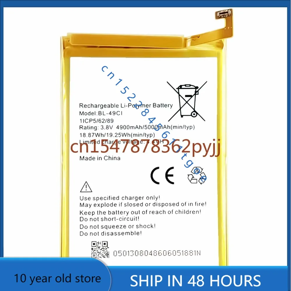 

Высококачественный аккумулятор для телефона itel P12/P11/P41 BL-49Ci 5000 мАч