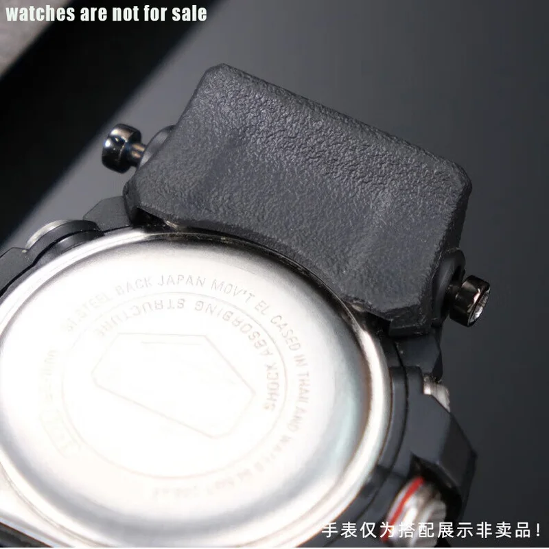 ل كاسيو G-Shock 5476 Little Mud King GG-1000 GWG-100GSG-100 حزام الساعات موصل أسفل دعم المطاط الصلب دعم واقي
