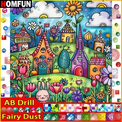HOMFUN Fairy Dust AB 5D DIY Diamond Painting 