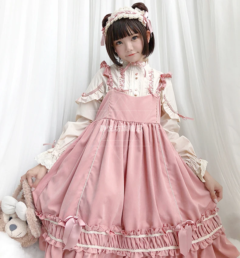 Palace prinzessin süße lolita kleid retro vintage falbala hohe weiche mädchen viktorianischen kleid kawaii mädchen gothic lolita cos loli