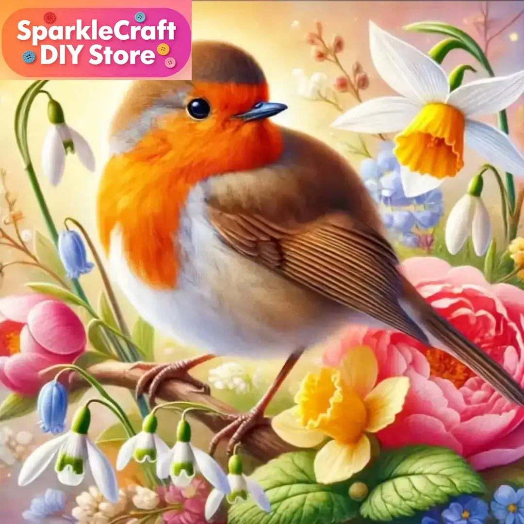 

1pc frameless Diamond Painting Kits For Adults Bird Animal 5D DIY Mosaic Art Kits Full Drill Rhinestones Set For Home Wall Deco
