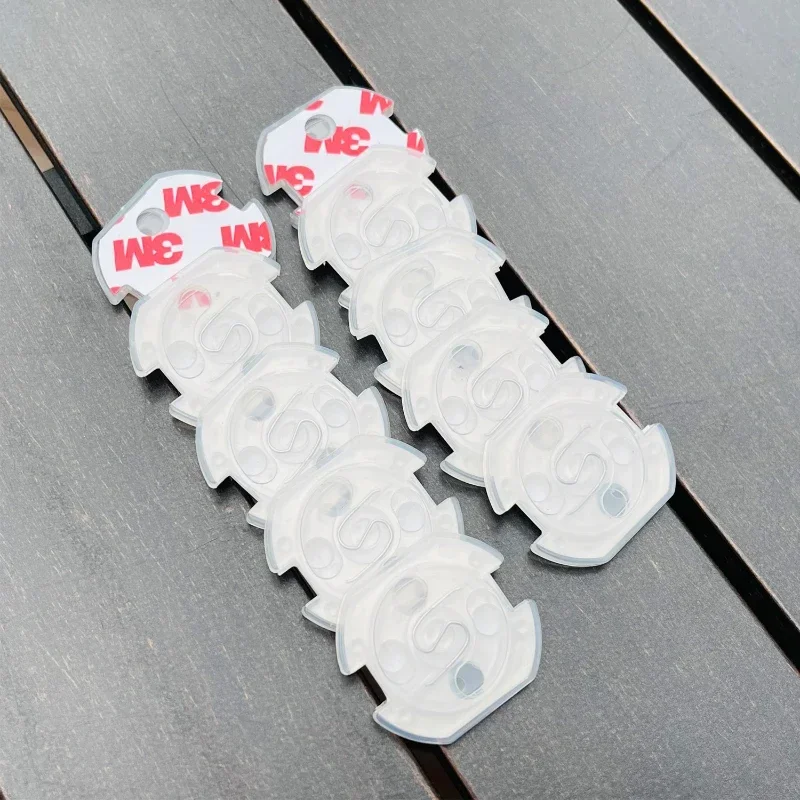 10 buah/lot perlindungan isolasi terhadap goncangan elektrik bayi penutup pelindung daya soket tahan benturan elektrik cocok