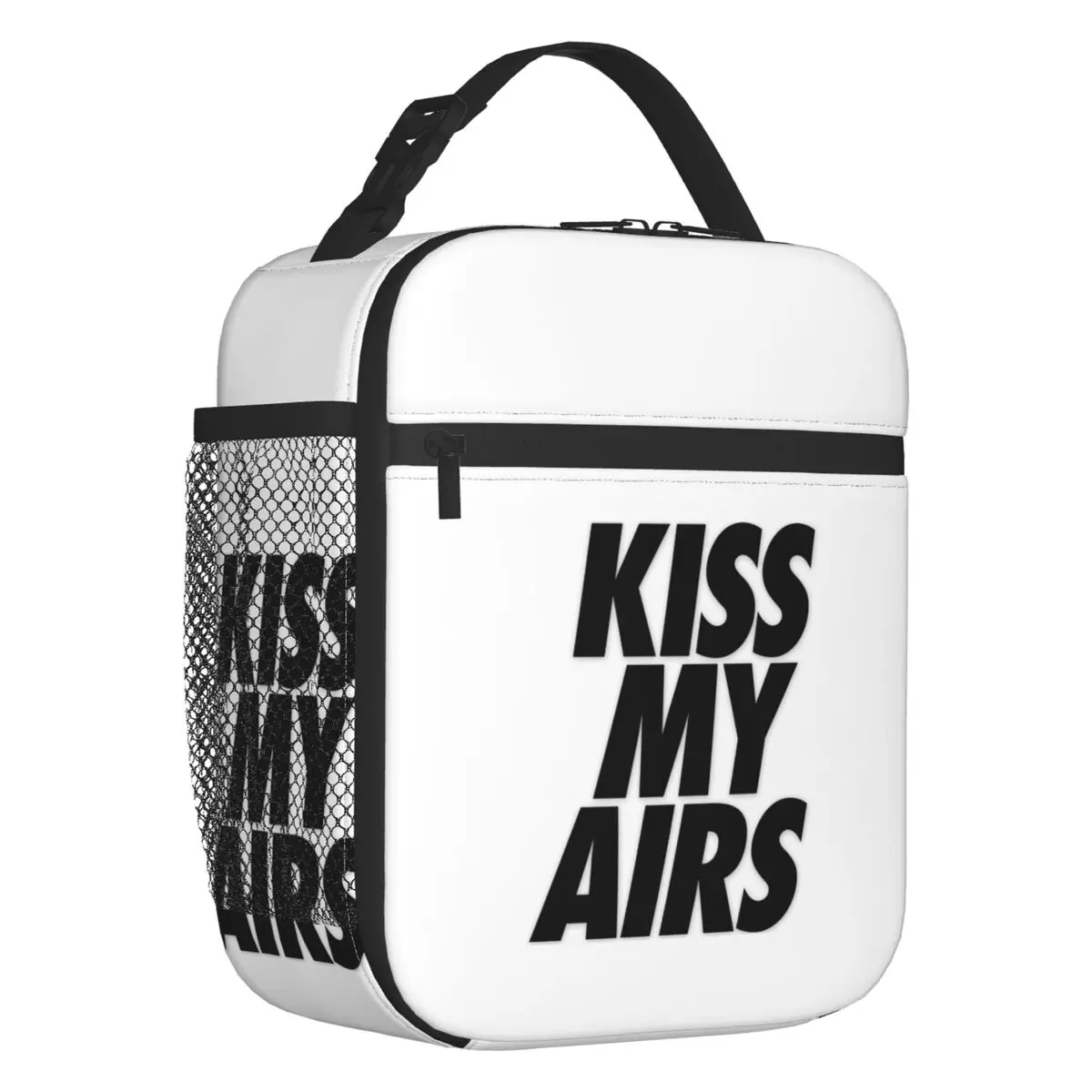 Kiss My Airs Thermal Insulated Lunch Bag Women Resuable Lunch Tote for Kids School Children Multifunction Food Box