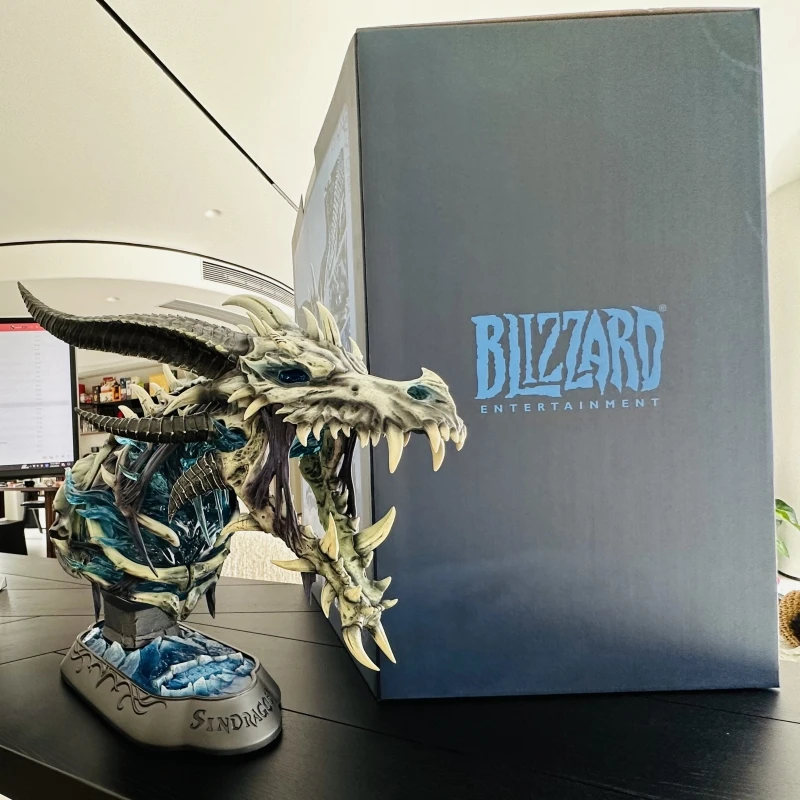 

Blizzard Gk Official Game Periphery Action Figure World Of Warcraft Wow Sindragosa Statue Model Garage Kit Toys Gift