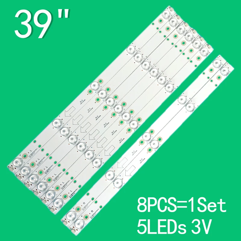 Led backlight 418mm for Merlot 39-inch 5-lamp TOT-39B2600-8X5-5EA-R LE39M16 L39B2610 H-LED39V23 39B2600