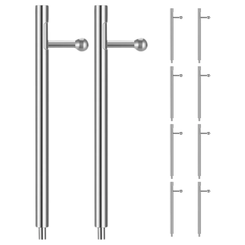 

10Pcs Watchband Parts Quick Release Stainless Steel Spring Bars for Universal Strap Link Replacement Watch Accessory Pins
