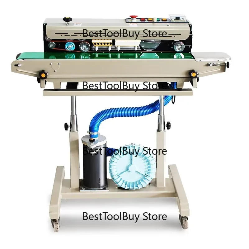 

Vertical Continuous Sealing Nitrogen Plastic Potato Chip Bags Sealer Heat Sealing Machine