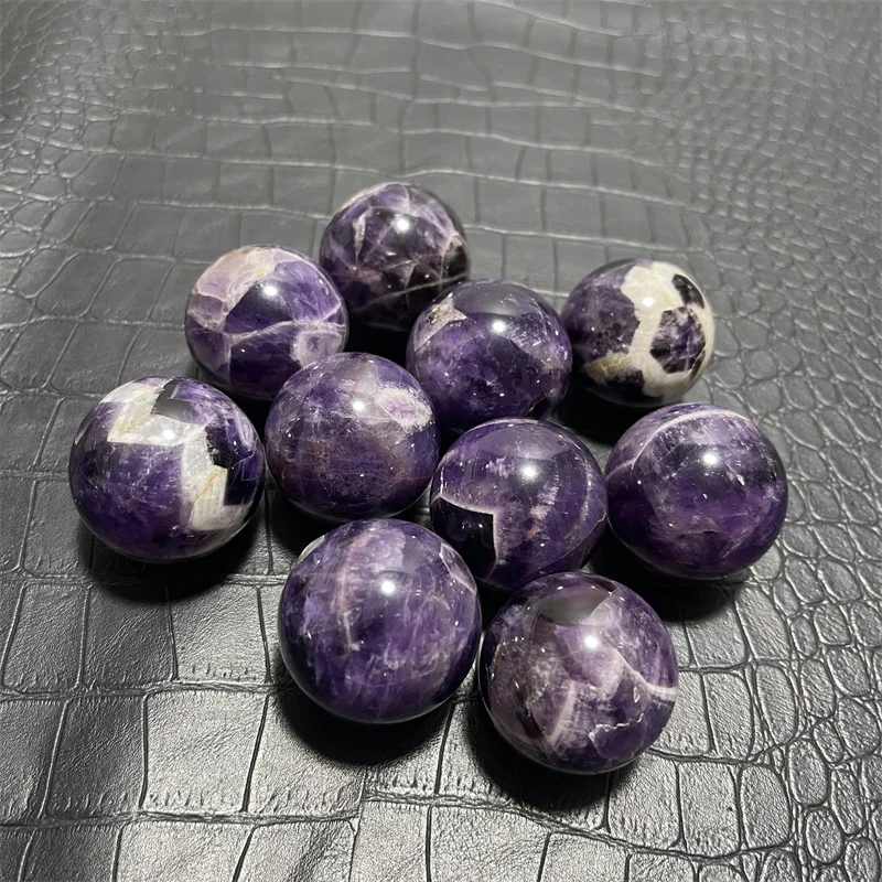 10pcs crystals crafts amethyst sphere dream amethyst ball for decoration