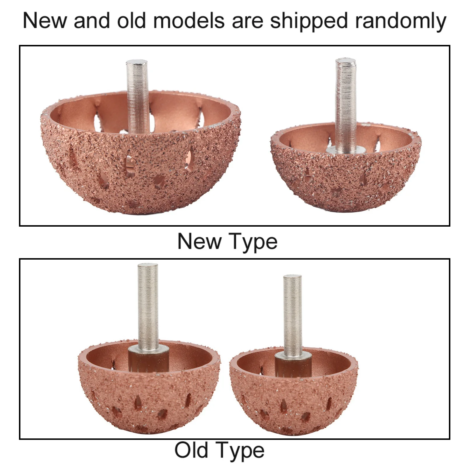 2Pcs Tungsten Steel Buffing Wheel Bowl Type Grinding Pad Grinder Power tool Accessories