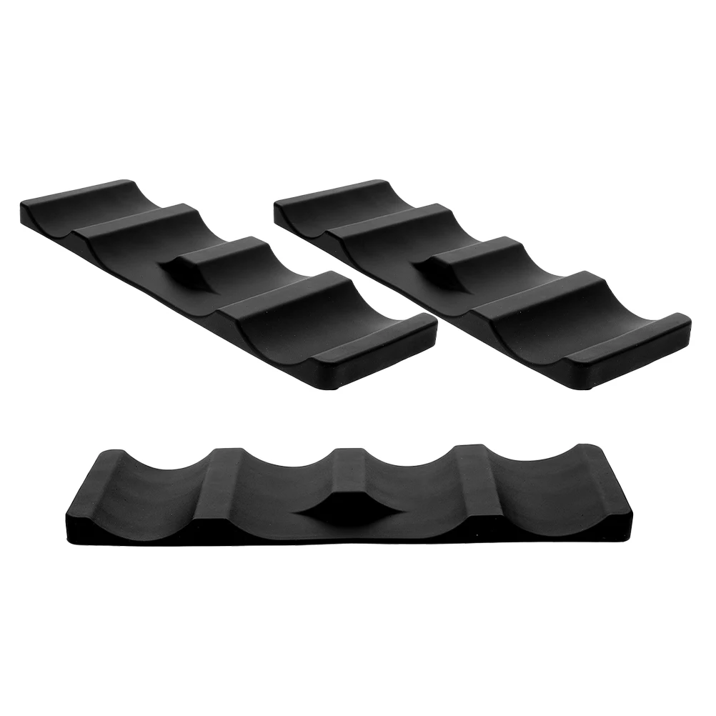 

3pcs Silicone Fridge Bottle Organizer Beer Storage Pad Soda Holder Refrigerator Beverage Rack Wine Bottle Holder Soft Drink