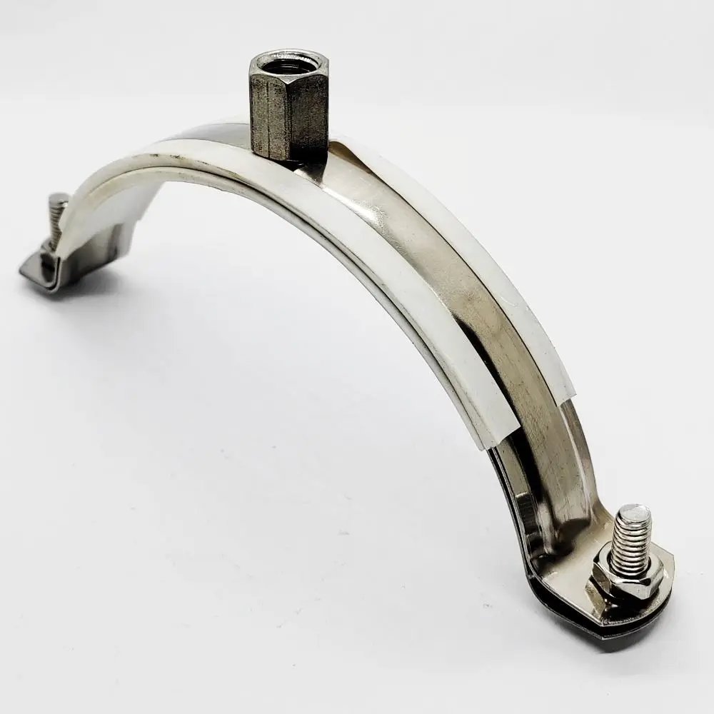 1Pcs Verschluss Hardware Runde Schlauch Klemme Mutter Hoop Rohr Fitting Suspension Rohr Halter 20mm-90mm verzinktem Eisen Rohr Clip Halterung