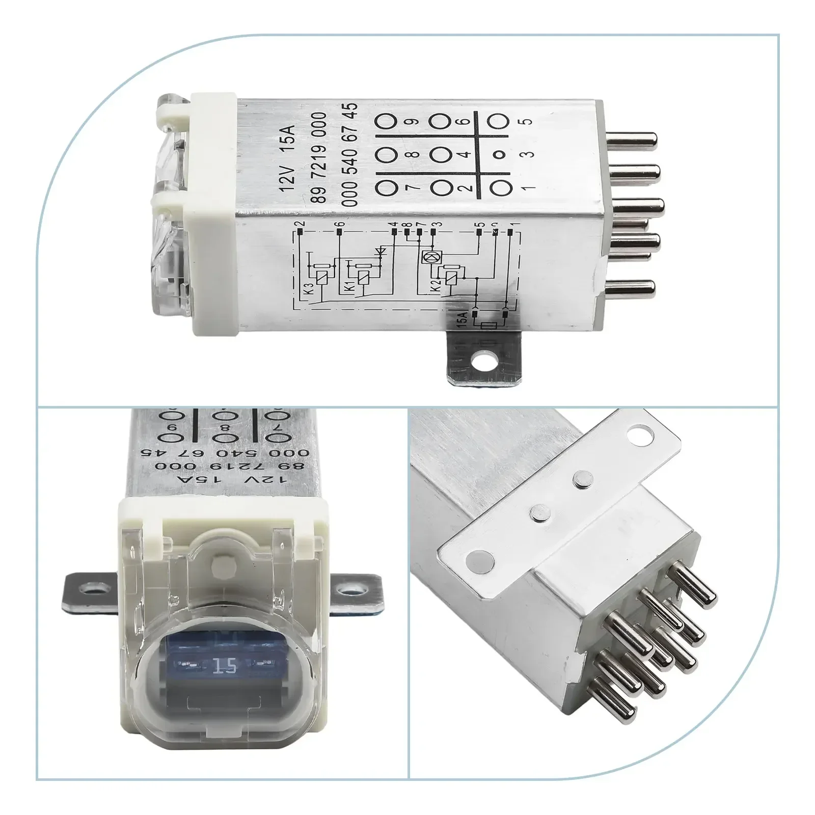 Overload Protection Relay For Mercedes W124 W202 300E 300CE 0005406745 Overload Protection Relay Car Accessories