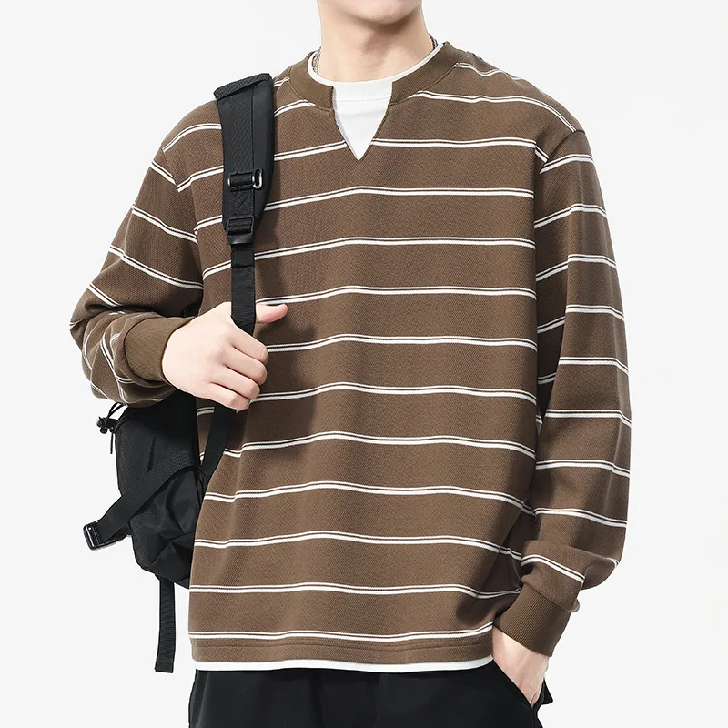 

Mens No Hat Hoodies Korean Style Long-Sleeved Winter Autumn Fall Cold Weather Warm Protection Comfortable Cozy Regular-Fit Woole