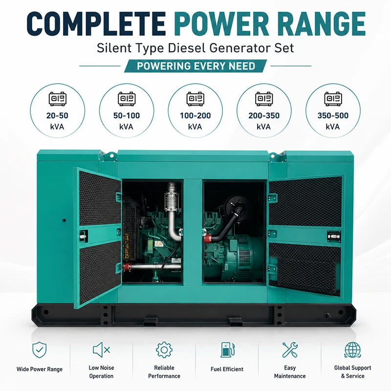 Silent Generator Set Weichai Power Engine 500kVA Generator Set for Aquaculture Farm Continuous Power Supply