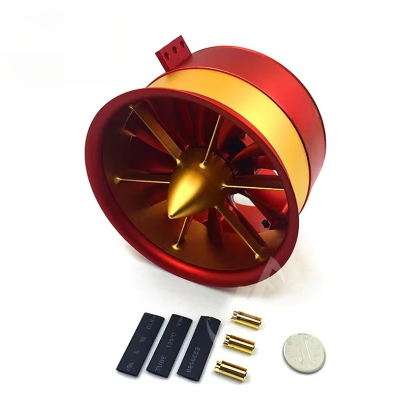 

JP Hobby 70mm/80mm/90mm/105mm/120mm Full Metal EDF 4S-12S 760kv-2250kv for RC Jet