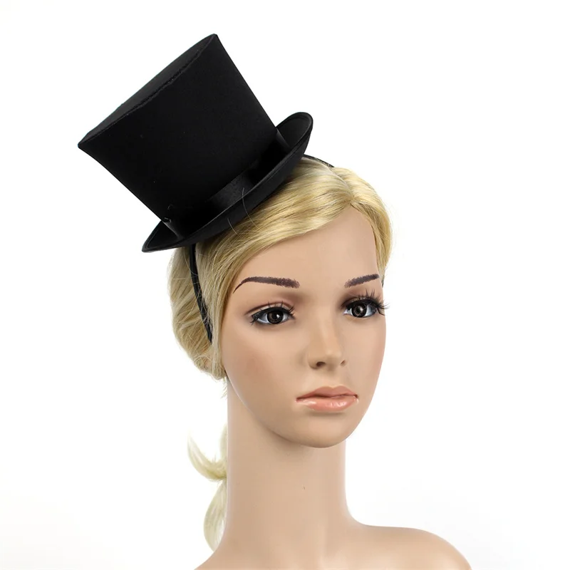 

Banquet Top Hat Dance Celebration Performance Magic Hat Cocktail Tea Party Fashion Headwear Hair Accessories
