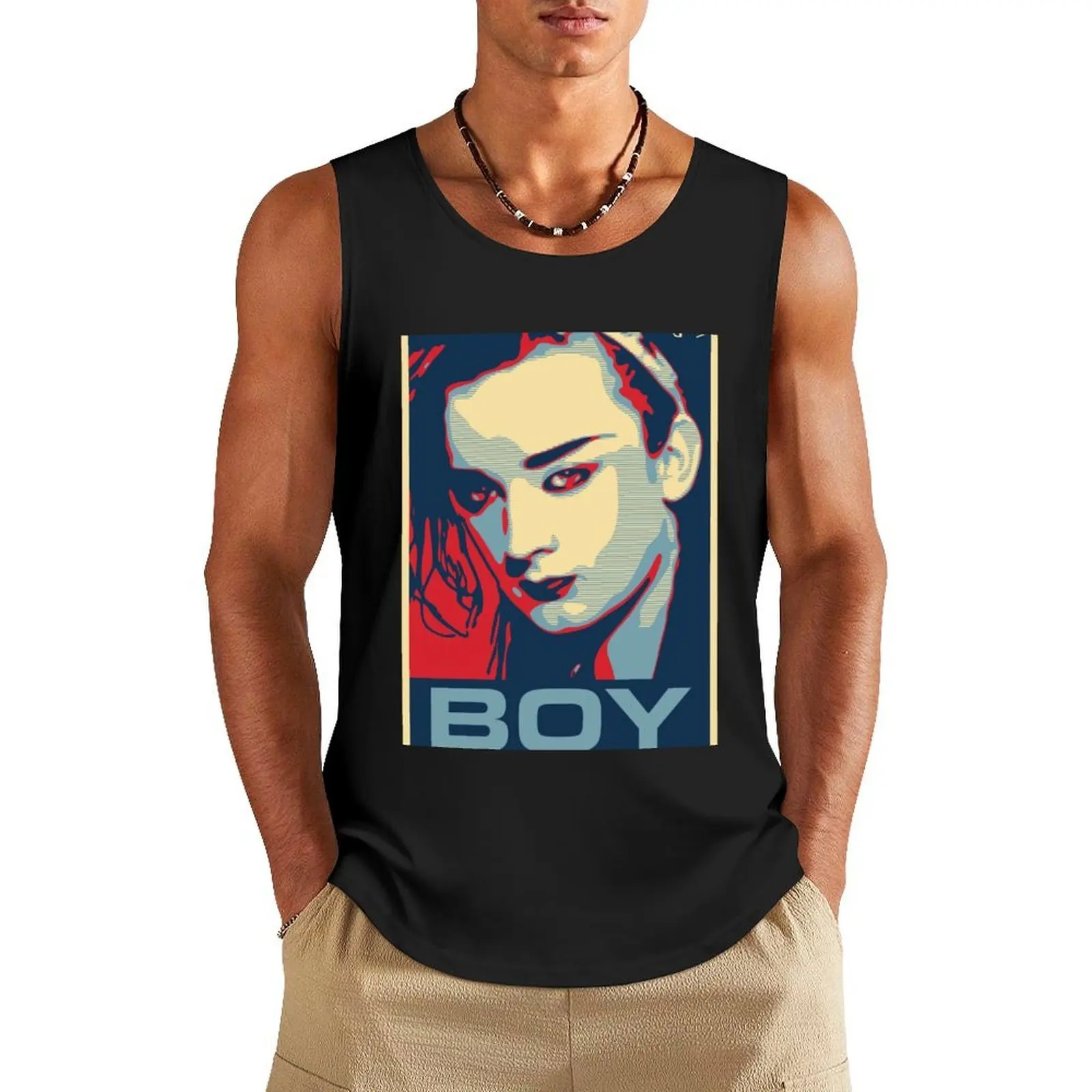 

Boy Tank Top gym clothes man Men's sports t-shirt Clothing