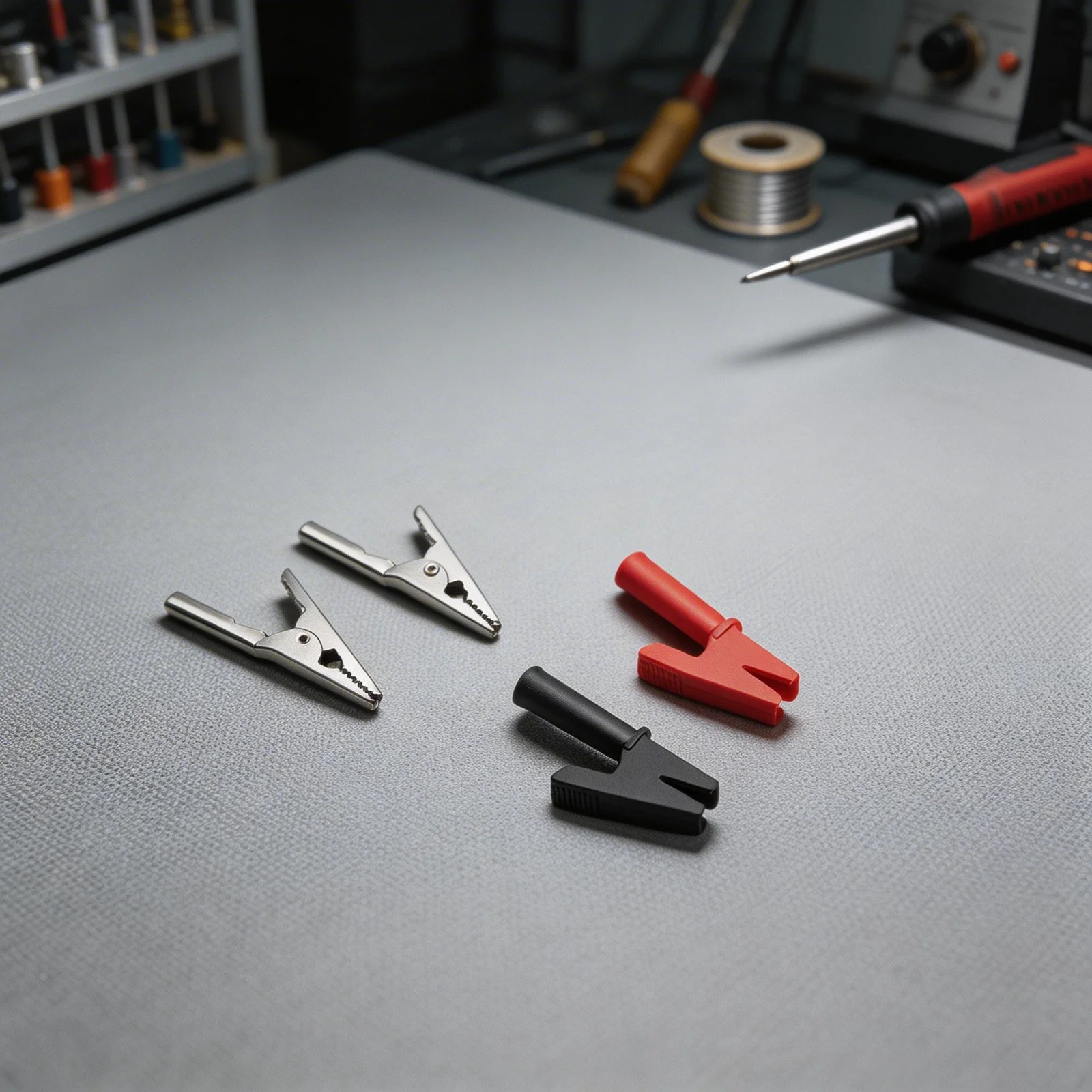 Testing Applications Multimeter Test Clips Electrical Test Accessories 4mm Banana Socket Clip Nickel-plated Copper Material