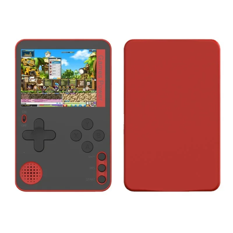 Creative new mini card game console 2.4-inch color screen built-in 500 games retro portable handheld arcade