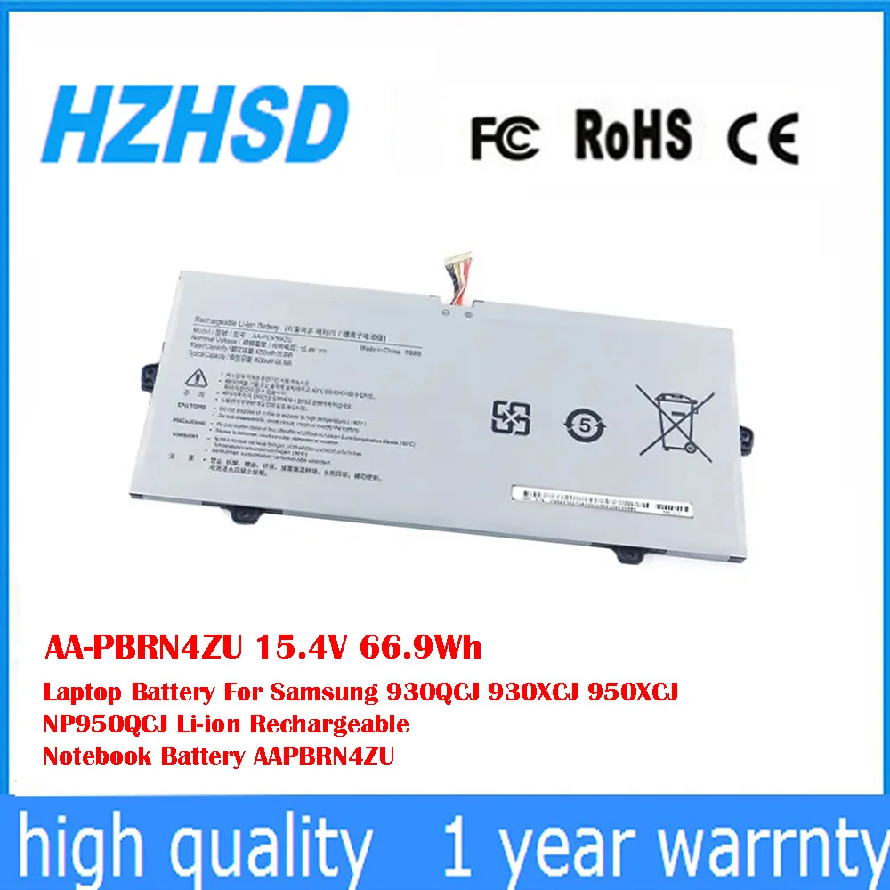 

AA-PBRN4ZU 15.4V 66.9Wh Laptop Battery For Samsung 930QCJ 930XCJ 950XCJ NP950QCJ Li-ion Rechargeable Notebook Battery AAPBRN4ZU