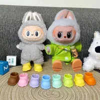 15cm 17cm Labubu V1 V2 Fashion Color Rain Shoes 10cm Cotton Doll Cute Shoes Doll DIY Accessories