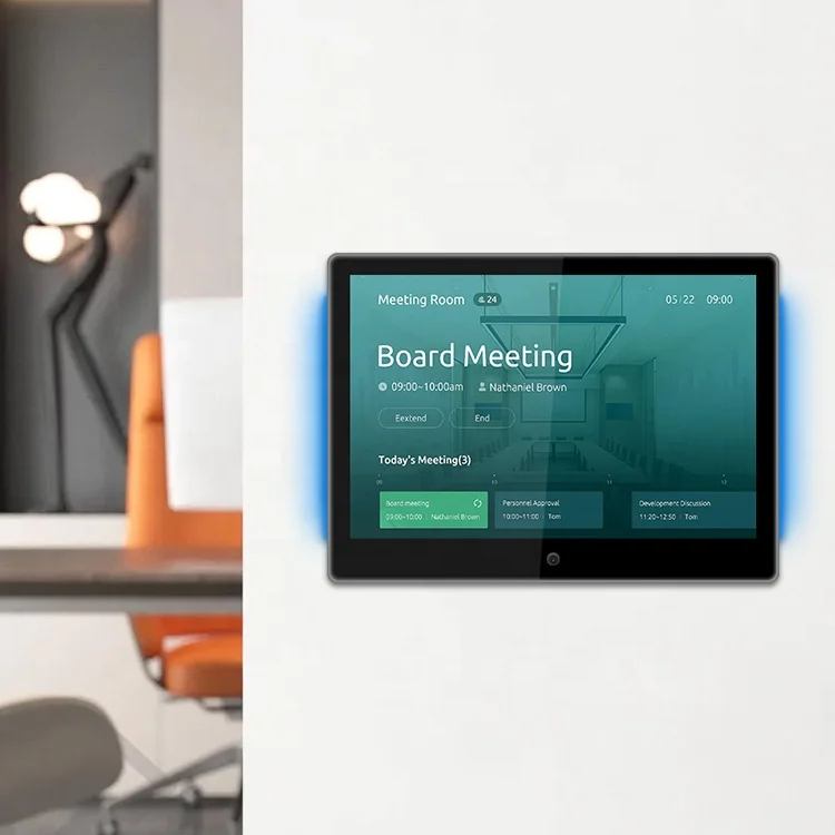جدار جبل المنزل الذكي 10 13 15.6 بوصة جدار جبل شاشة سعوية RS232 POE NFC IoT أتمتة جهاز التحكم الكمبيوتر اللوحي