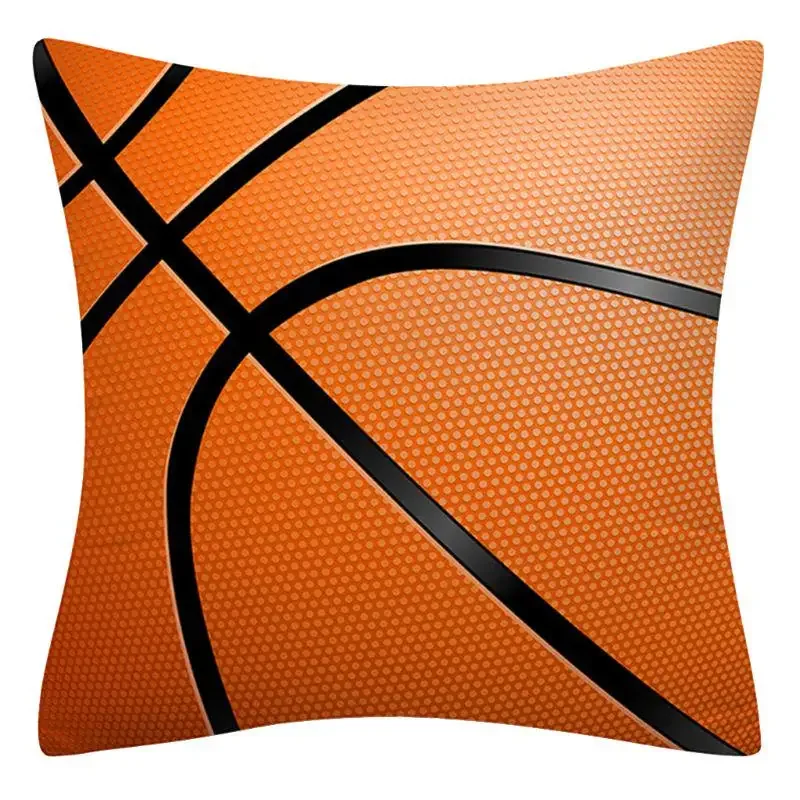 Sports Rugby Football Basketball Pillowcase Decoration Square Cushion Cover