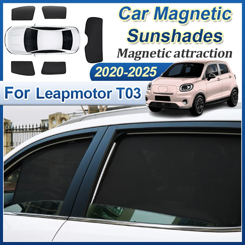 

Солнцезащитный козырек для Leapmotor T03 (2020-2025), складная панель-шторка на лобовое стекло, аксессуары для автомобиля