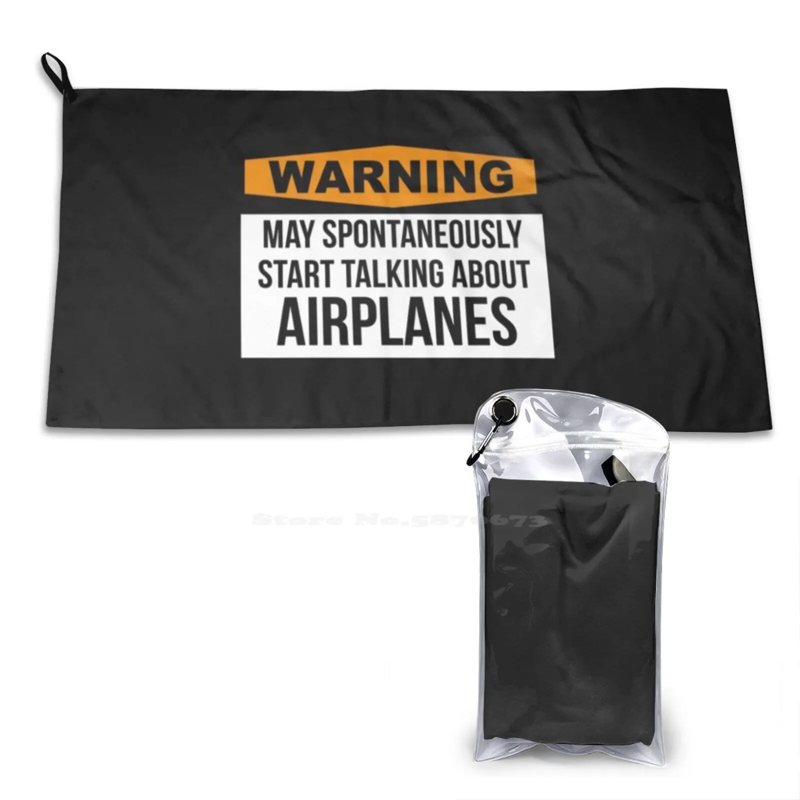 Aviation Print Washcloth Beach Towel Travel Aviation Funny Sayings Quote Aircraft Flight Attendant Airplanes Logo Fly Emirates