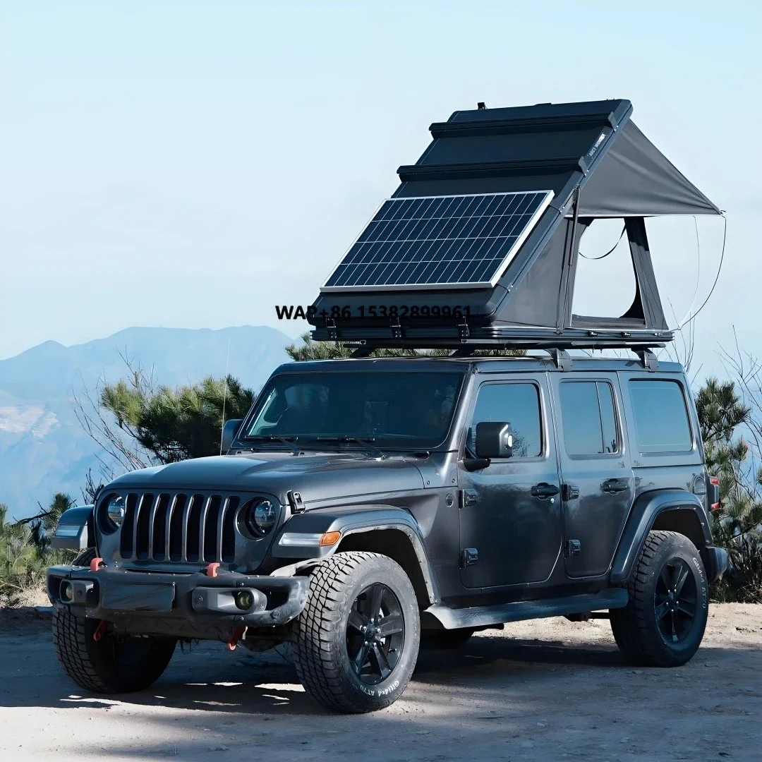 Travel Cat Rooftop Tent Hard Shell, Roof Top Tent Hardshell Suitable for SUV Truck Van,Camping Car 2 Person
