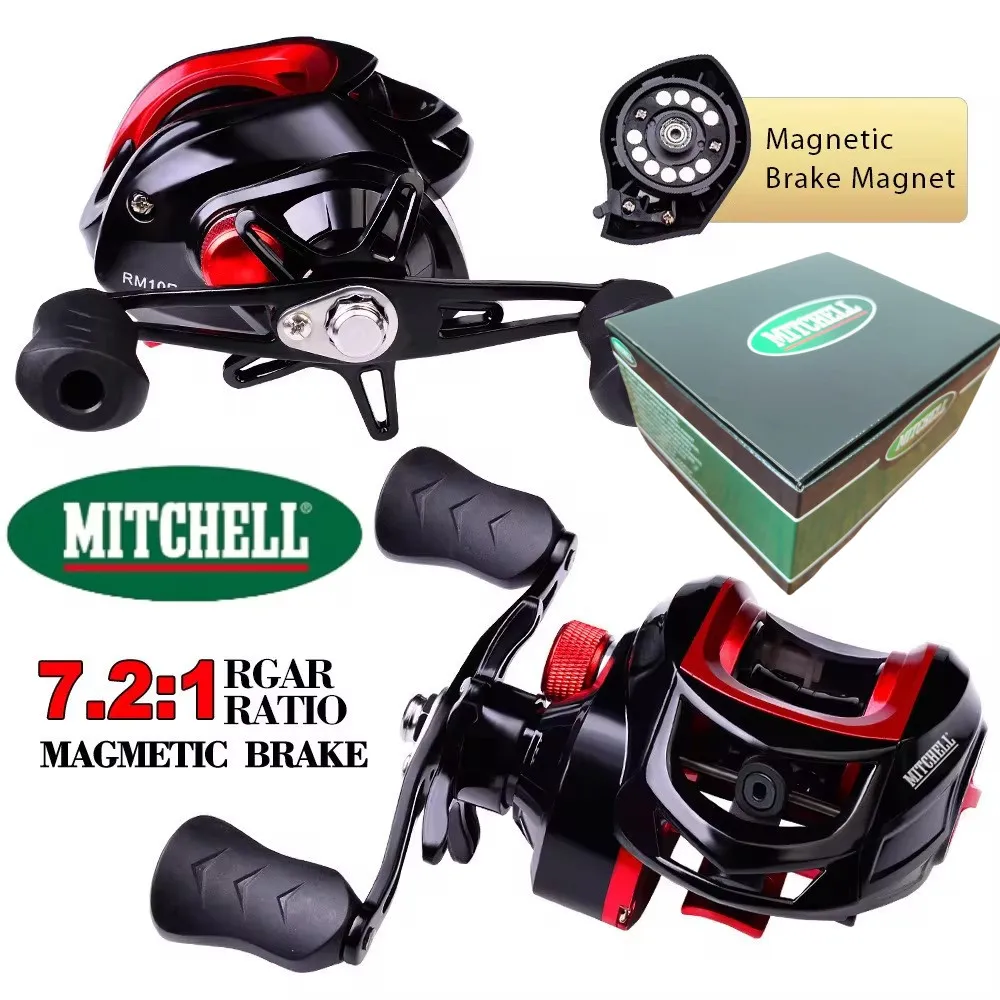 

Mitchell 10kg maximum resistance fishing reel professional ultra light 7.2:1 gear ratio carp bait wheel casting reel