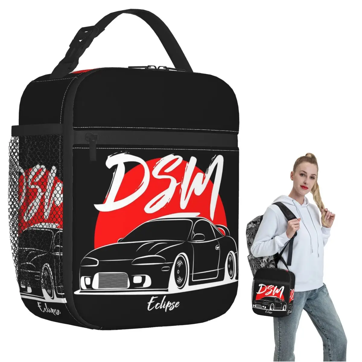 2G Eclipse DSM Insulated Lunch Bag for Women Children Leakproof Food Boxes Thermal Lunch Box Tote