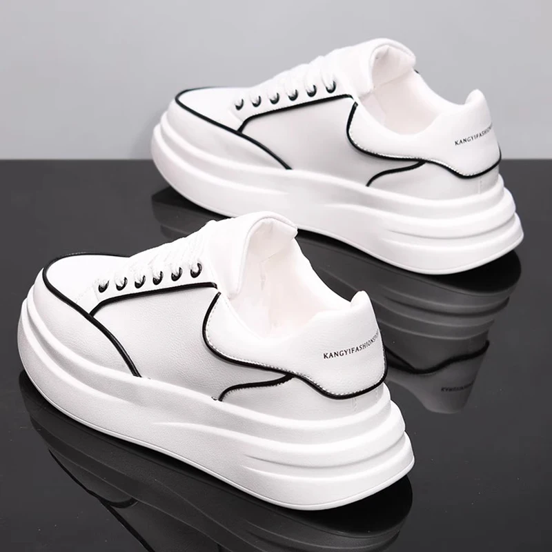 

Fashion couple casual shoes Men's white sneakers versatile men's white casual sneakers suitable for men and women