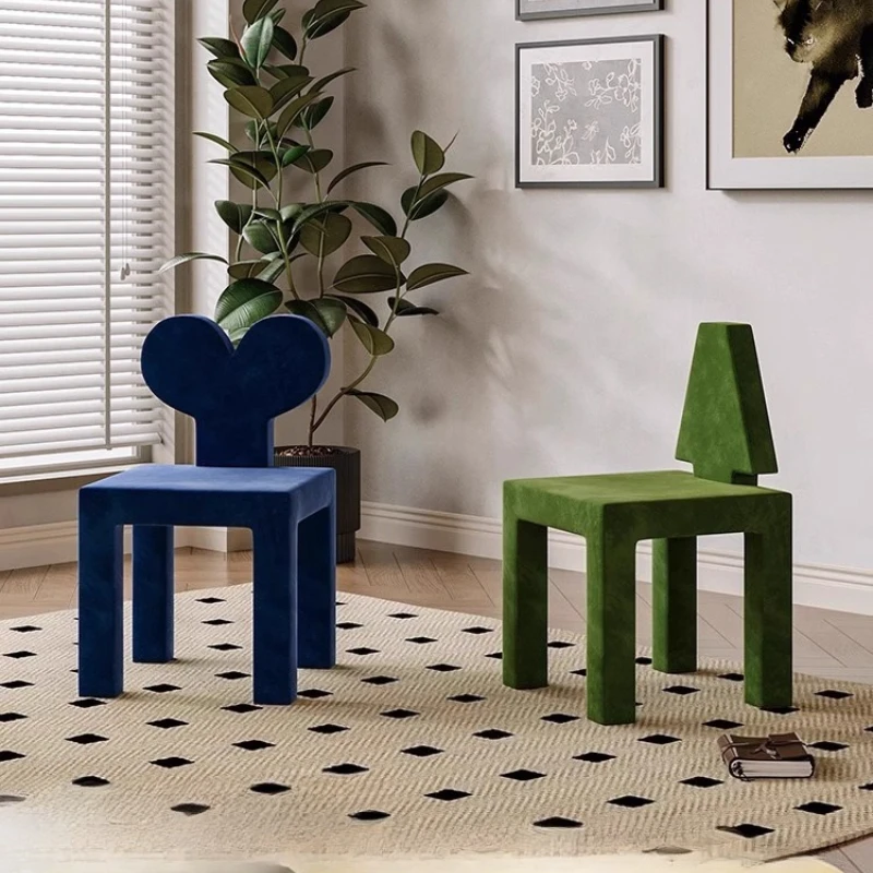 

Velvet Vanity Dining Chairs Stoot Modern Living Room Camping Beach Dining Chairs Portable Waiting Muebles Terrace Furniture