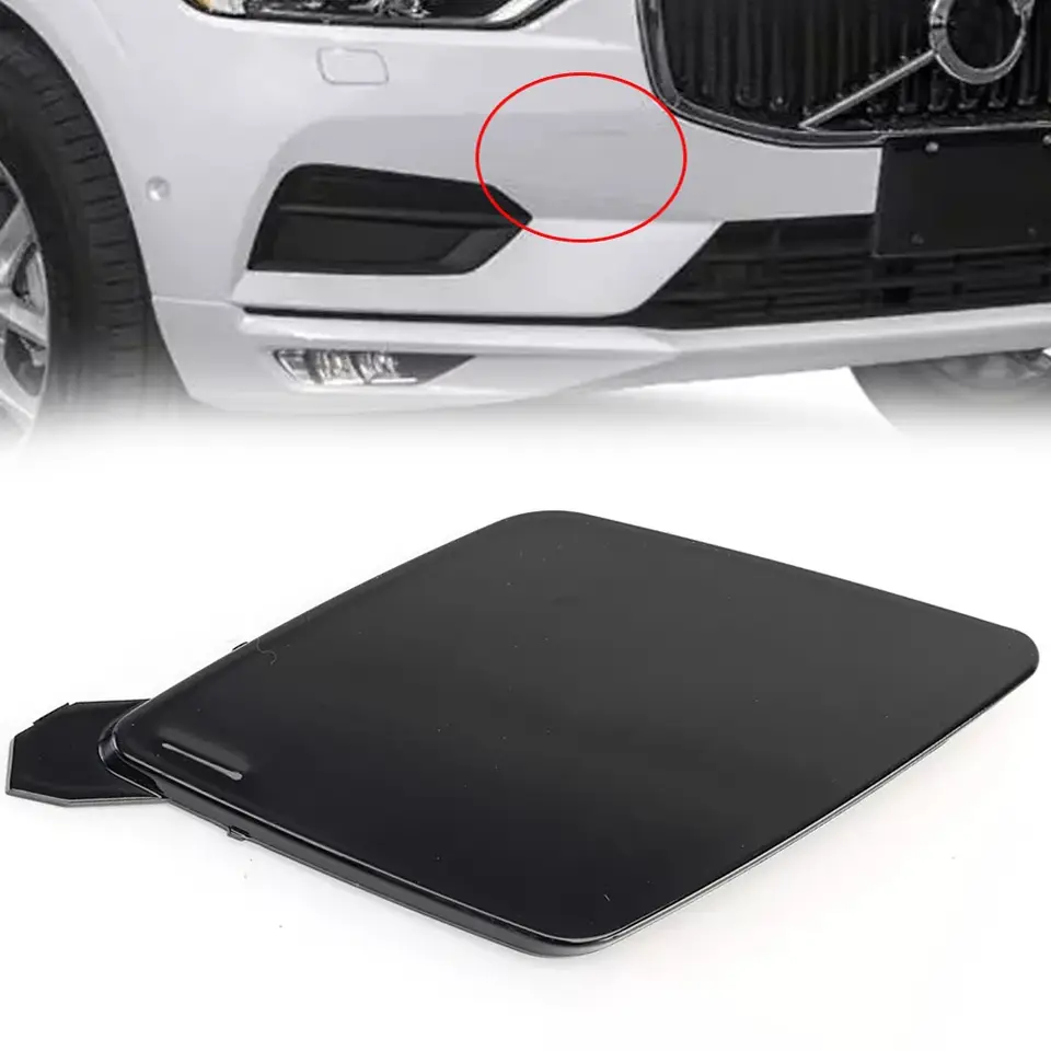 For Volvo XC60 2018 2019 2020 2021 Auto Achterbumper Trekhaak Eye Cover Cap Tow Vervoeren Trailer Deksel Garneer(Gold