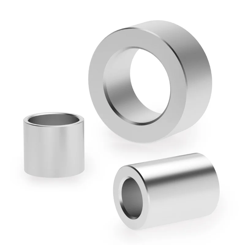 

304 Stainless Steel Bushing M12 Thick Washer CNC Sleeve Hollow Casing Length 1-60mm