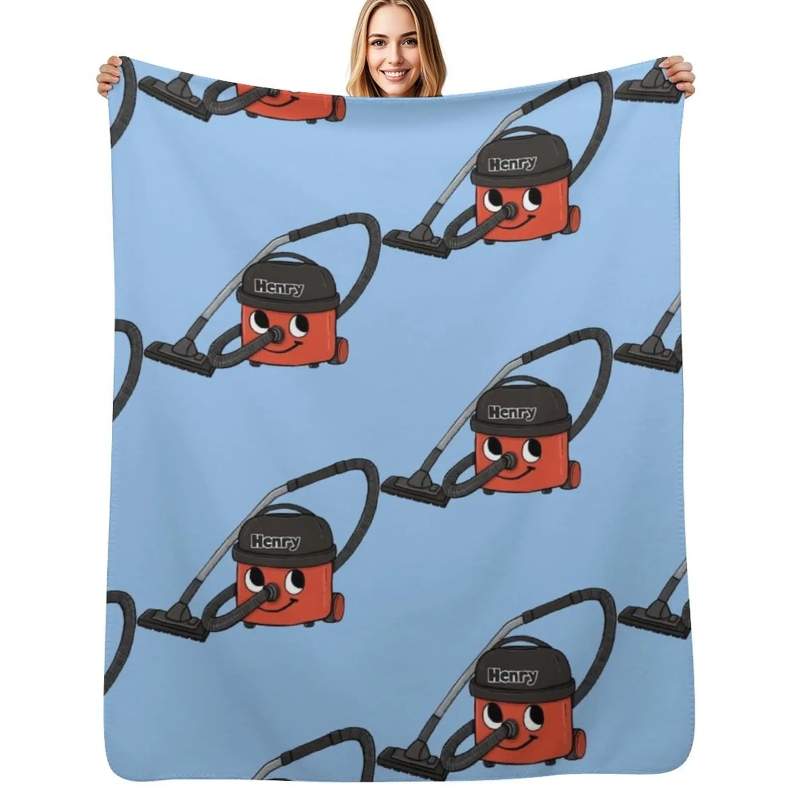 henry hoover Throw Blanket Flannel Fabric Shaggy Furry Softest Blankets For Baby valentine gift ideas Blankets