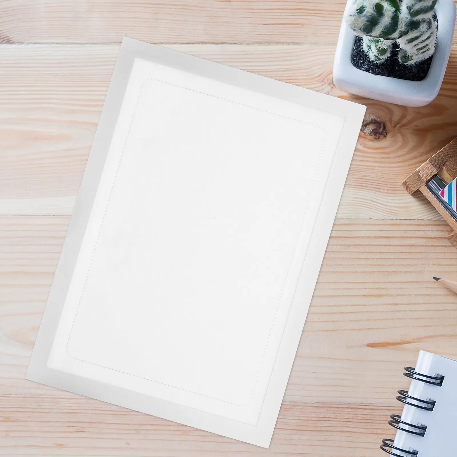 

Portable Art Portfolio Folder for Sketching Drawing Photography Poster Storage Transparent Insert Pages Sturdy Clipboard Office