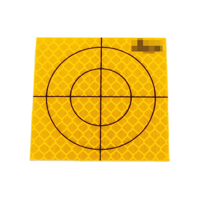 Gold Yellow Reflector Sheet Reflective Tape Target for Surveying and Mapping GPS Total Station 30/40/50/60mm 10Pcs/Lot