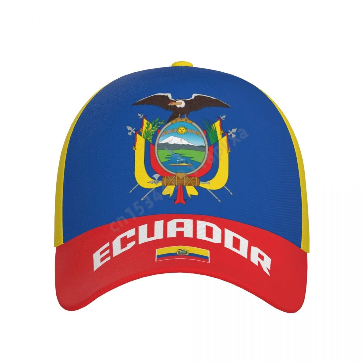 Unisex Ecuador Flag Cool Ecuadorian Adult Baseball Cap Patriotic Hat for Baseball Soccer Fans Men Women