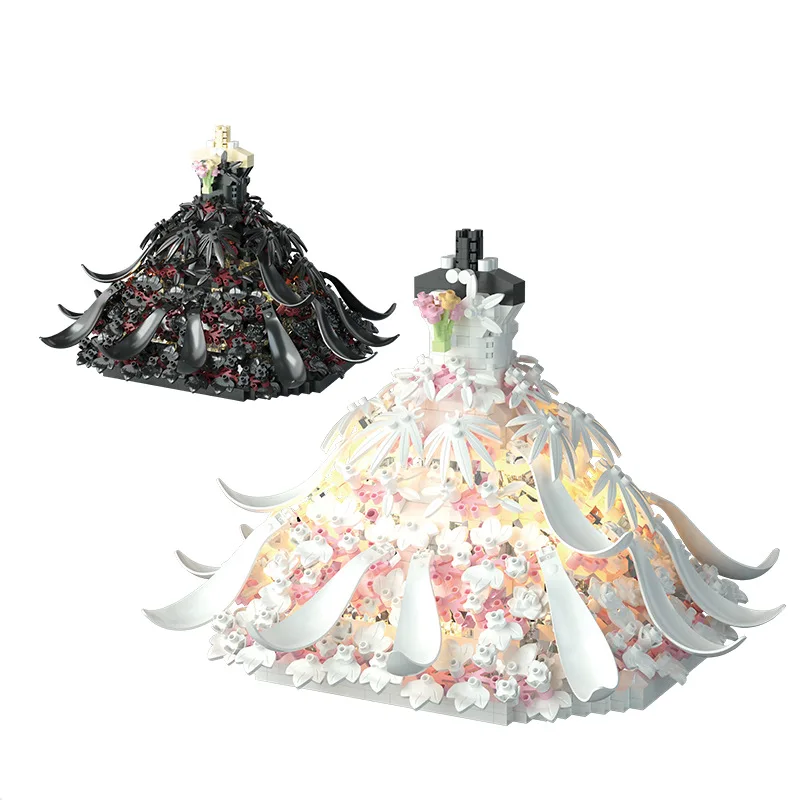 Classic Romantic DIY Wedding Building Block Particle Assembled Educational Toy Creative Wedding Memorial Gift