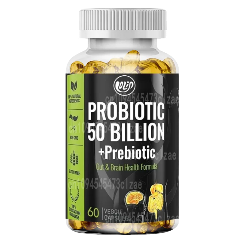 

11 стропок - Блоки для формования шиповника 50 миллиардов — Пробиотические добавки, способствующие пищеварению — желтая - 60 капсул