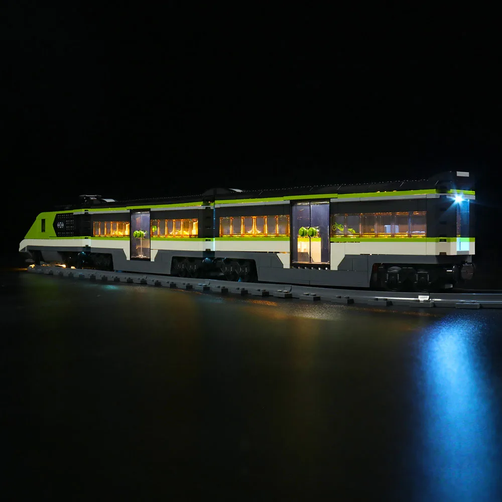 Compatible with 60337 express high-speed passenger train LED lights (only LED lighting, no building block model)