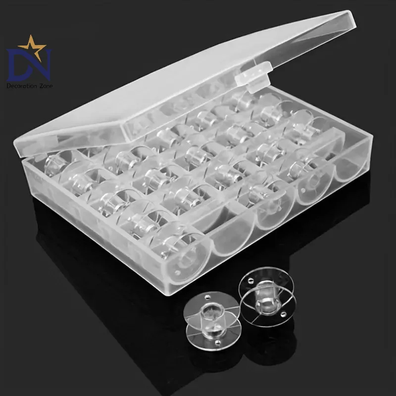 Bobbin Sewing Thread Polyester Thread Spools Sewing Machine Bobbins With Storage Box For Embroidery Sewing Accessories